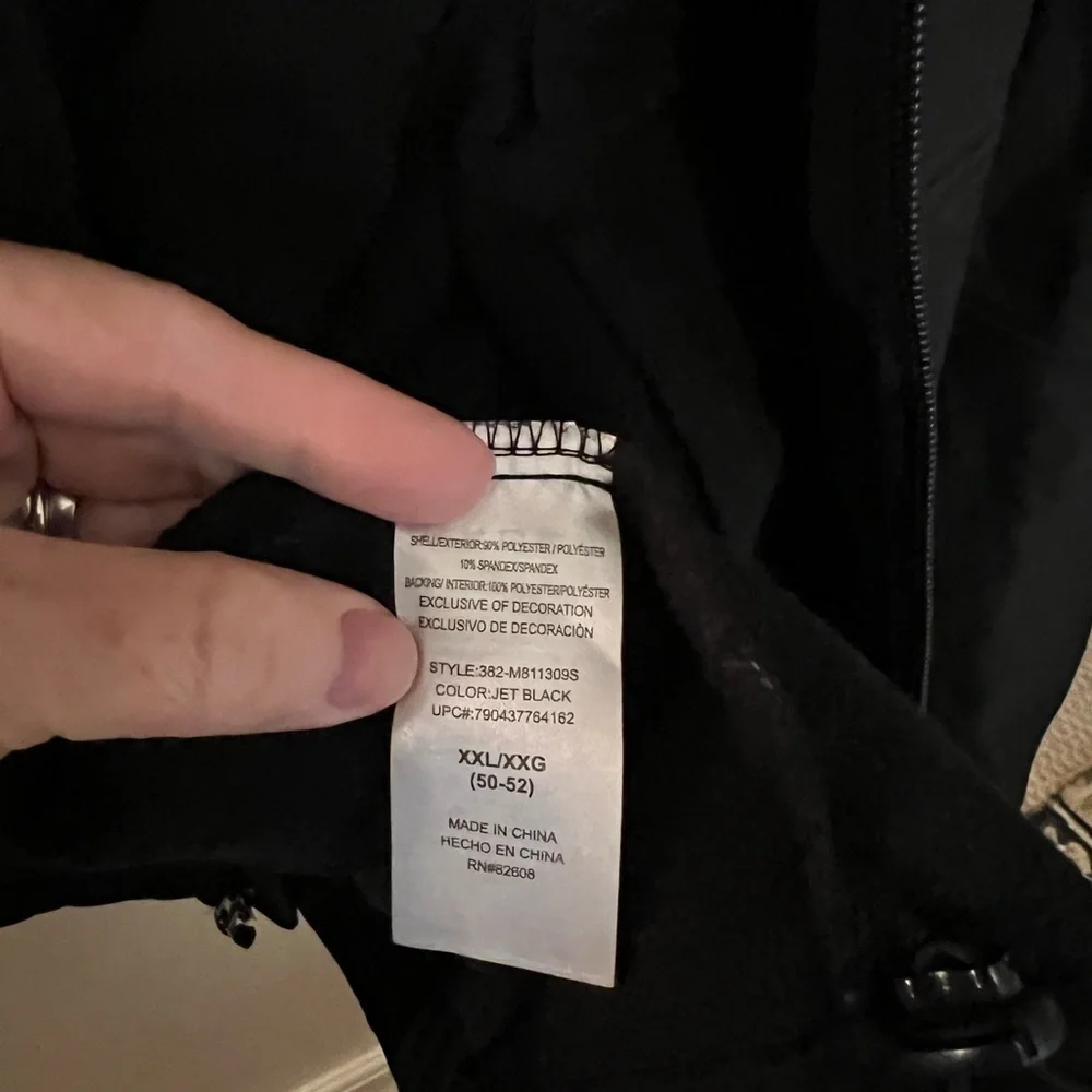 Free Country XXL All black coat. Great for fall and winter. - Picture 8 of 9